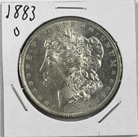 1883-O Morgan Silver Dollar, Nice Luster