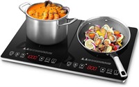 Double Induction Cooktop AMZCHEF  2 Burners