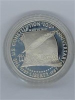 U.S. Constitution 200th Ann. Collector Silver $