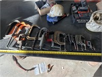 Large C clamp lot 8 in - 1in