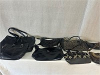 8pc Coach Style Assorted Purses Mostly Blacks