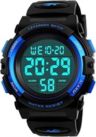 SM4213  ALPS Kids Sport LED Stopwatch Watch, Blue