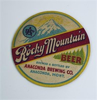 Rocky Mountain Anaconda Montana Beer Coaster