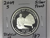 2009-S Silver District of Columbia Proof Quarter