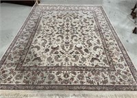 Hand Knotted Isabelline Ivory Rug