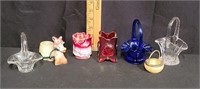 Vtg Glass Toothpick Holders - Joe St Clair, Others