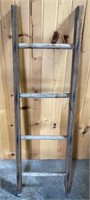 50" Primitive Wood Barn Ladder
