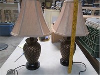 TWO VERY NICE MATCHING LAMPS