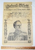 1890 PRUSSIAN MILITARY? PAPER