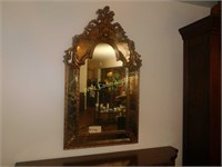 Gold Framed Mirror Antique Approx. 55"x32"