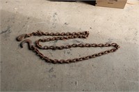 LARGE LOG CHAIN - APPROX. 12 FOOT WITH REPAIR