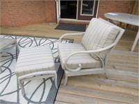 Excellent patio chair and ottoman