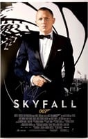 Signed James Bond 007 Skyfall Poster