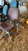 2 office chairs