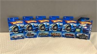 6 miscellaneous hot wheels from 2006 new on