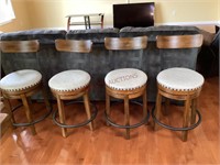 4 Ashley Furniture Bar Stool Chairs