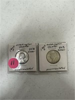 1964 P&D 90% Silver Washington Quarters