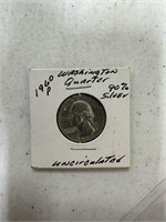 1960-P 90% Silver Quarter Uncirculated