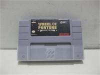 Vtg SNES Wheel Of Fortune Game Cartridge Untested