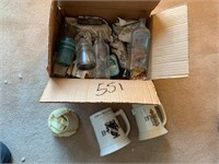 Old Bottles, Steins, Insulators