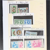 Iran Stamps, 1959-1963 Mint collection, CV $280