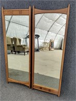 Pair of Vintage Wall Mirrors