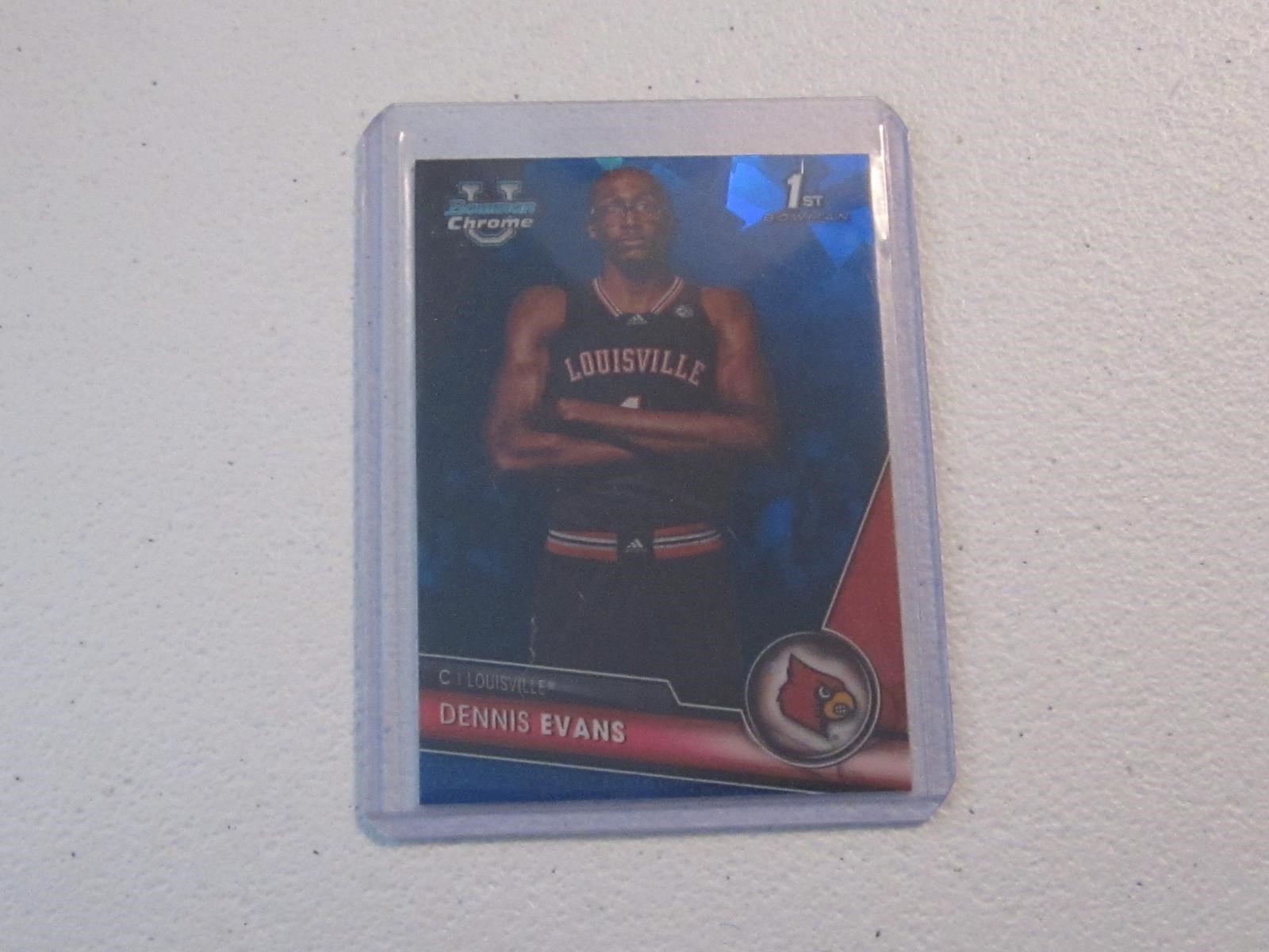 2024 BOWMAN U CHROME DENNIS EVANS SAPPHIRE