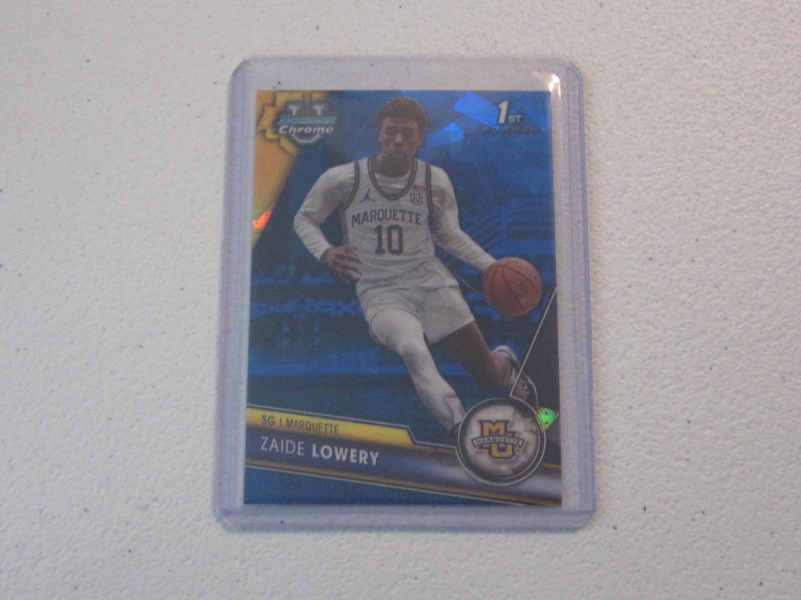 2024 BOWMAN U CHROME ZAIDE LOWERY SAPPHIRE