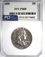 1958 Franklin PR69 LISTS $1100