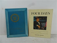 Lot of 2 JFK Literature - Four Days Memorial Book