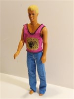 1991 Blonde Ken Doll In Blue Scrubs Pants And