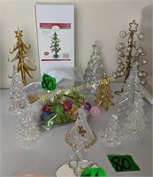 Christmas Tree Decorations, Art Glass, Menagerie,