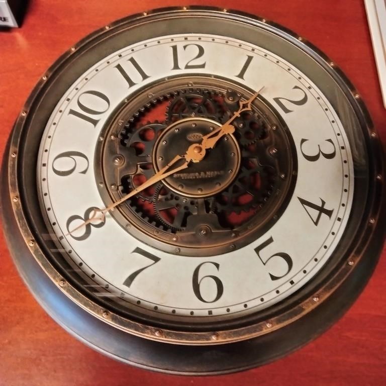 Sterling & Noble Wall Clock            (O# 56)