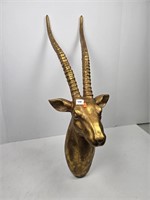 Handmade Resin Antelope Bust Statue Wall Hanger