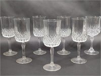 Seven Eclat Cristal d'Arques Longchamp Glasses