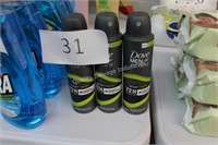 3- men’s dove spray deodorant