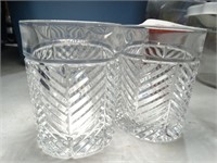 4 Quality Crystal Cups / Glasses