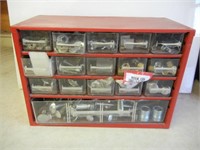 Sixteen Drawer Organizer With Contents #1
