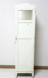 Primitive Painted Cabinet w/Mirror