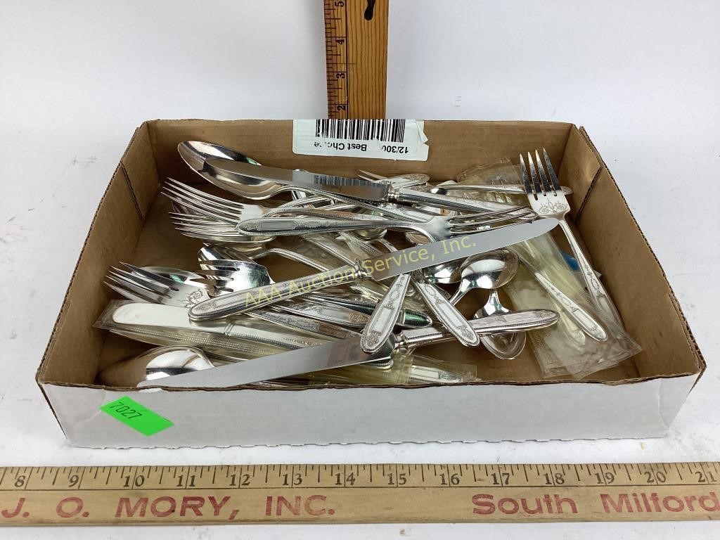 Silverplate flatware