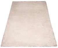 Turkish Off-White Shag Carpet, 8' x 11"