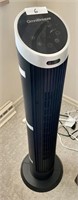 OmniBreeze tower fan with remote