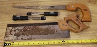 Wood Saws + Chisels