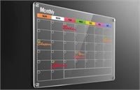 Acrylic Magnetic Dry Erase Board Calendar for