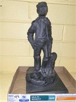 BUFFALO SOLDIER SCULPTURE, TULLER TROPHY FACTORY