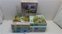 assorted nature puzzles