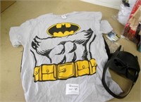 Rubie's Batman Mask & Shirt & Cape Size XL