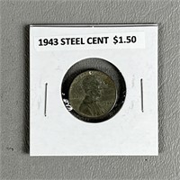 1943 Steel Cent Coin