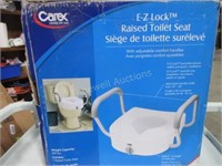 Carex E-Z Lock Raised toilet seat