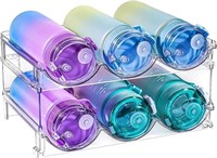 Plastic Water Bottle Organizer Rack (2pk)